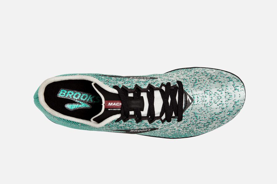 Brooks Israel Mach 19 Spikeless Spikes Shoes Womens - Grey/Black - PRT-396720